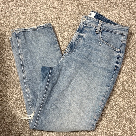 PAIGE Denim - PAIGE Noelle High Rise Light Blue Jeans